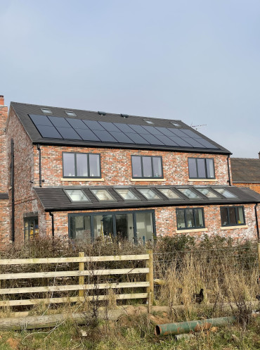 Total NRG Using Viridian Solar & Stiebel Eltron ASHP Church Leigh